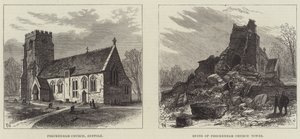 Faldet af et kirketårn i Suffolk af Frank Watkins